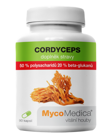 Cordyceps 50 % ve vysoké koncentraci