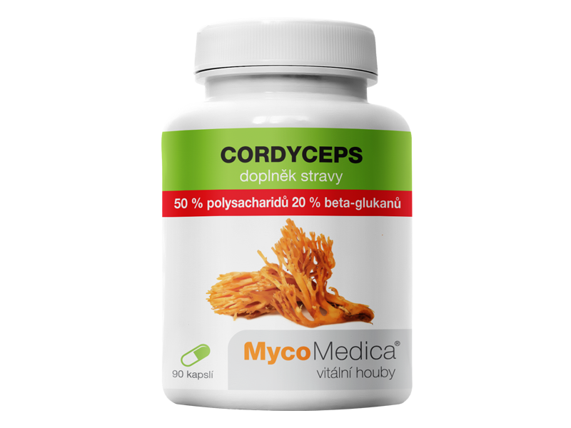 Cordyceps 50 % ve vysoké koncentraci