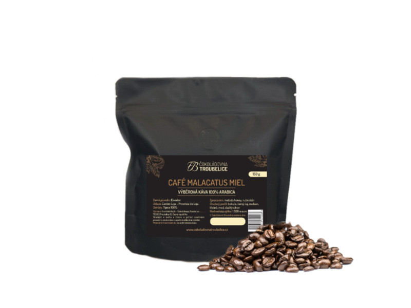 Café Malacatus MIEL - zrnková káva, 150g