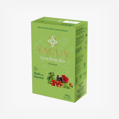 Yerba Maté Yacuy Composto Acai and Guarana Vacuum 500g