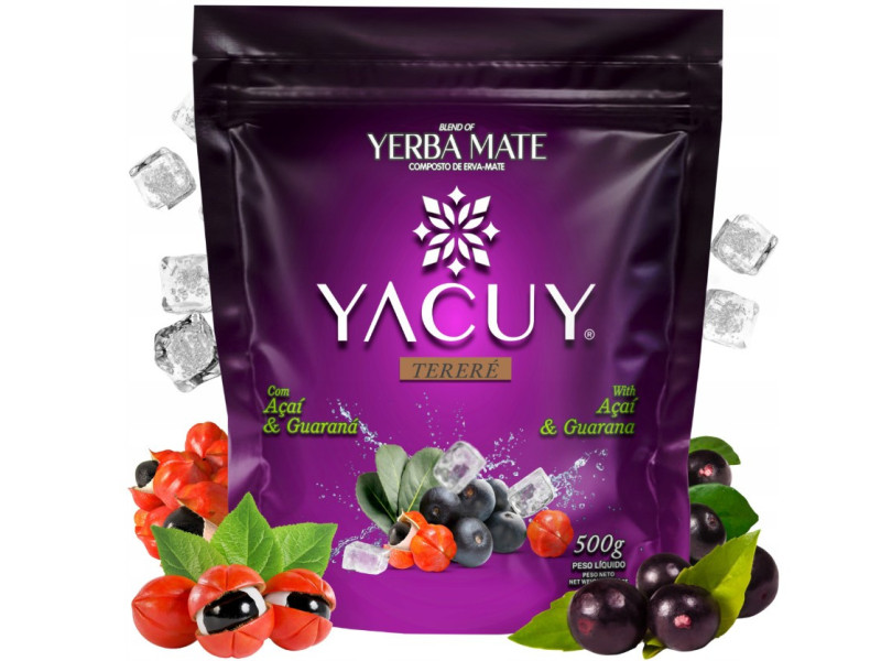 Yerba Mate Yacuy Terere Acai Guarana 500g