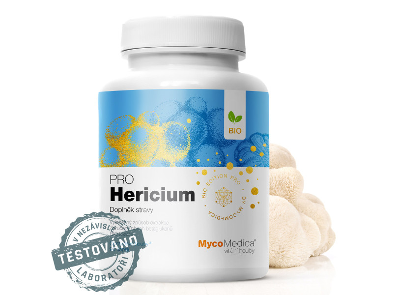 MycoMedica Hericium PRO 90 kapslí