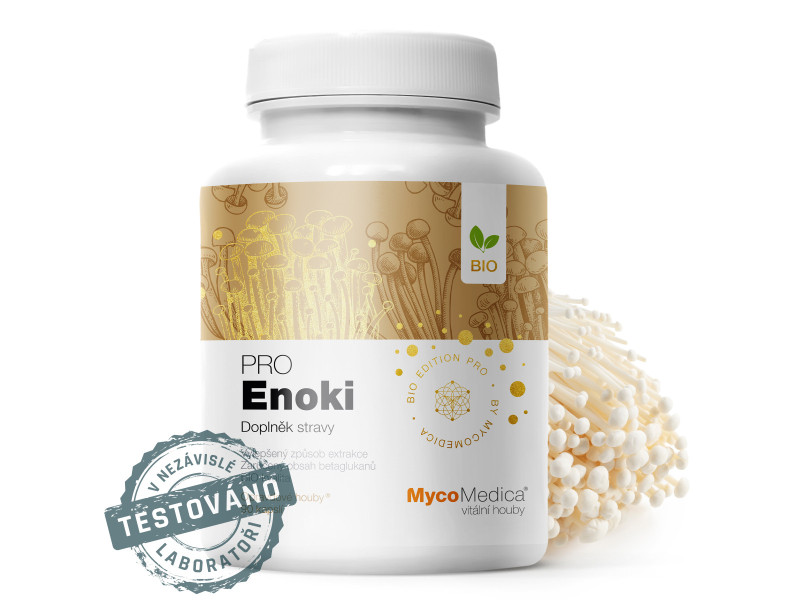 MycoMedica Enoki PRO 90 kapslí