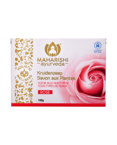 Bylinné mýdlo Růže, 100 g, Maharishi Ayurveda