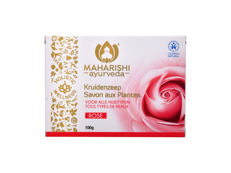 Bylinné mýdlo Růže, 100 g, Maharishi Ayurveda