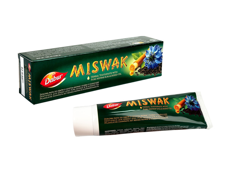 Zubní pasta Miswak a černucha, 100 ml, Dabur